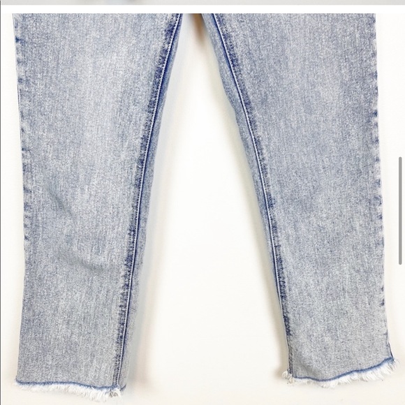 WRANGLER High Waist Cropped Ankle Jeans Raw Hem - Picture 5 of 8